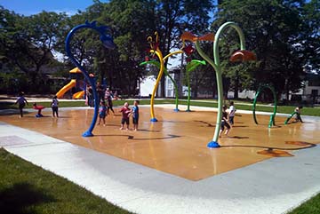 Columbus Park Splash Pad - Binghamton, NY